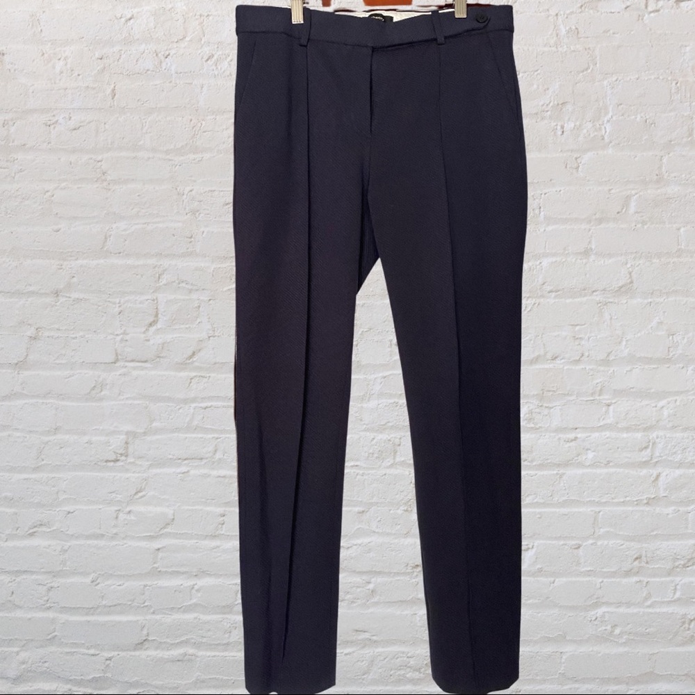 THEORY pintuck knit pants size 8